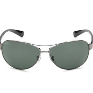 Ray-Ban unisex aviator black sunglasses with case